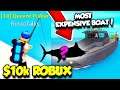 I Bought The Most INSANE BOAT, BEST BACKPACK, And Caught RARE FISH In Fishing Simulator!! (Roblox)
