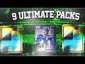 I OPENED 9 ULTIMATE PACKS AND THIS IS WHAT I GOT NHL 21 HUT PACK OPENING!