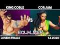 King Coble (E. Honda) vs corjam (Laura) | SFV Losers Finals | Equalizer #2