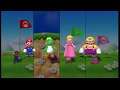 Mario Party 9 Minigames #4 Mario vs Wario vs Yoshi vs Peach