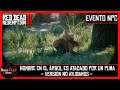 Red Dead Redemption 2 - Hombre en el Árbol es Atacado por un Puma - Versión NO Ayudamos - Evento NPC