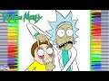 Rick and Morty Coloring Book Pages Colouring with Color Markers | SETC