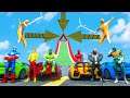 SUPERHEROES Collection Ferrari SuperCars Challenge Overcome Obstacles on the Sea Ramp #216