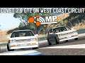 Track Battles! Covet 2.0 GTz Racing on West Coast Circuit | BeamMP | BeamNG 0.21 /w Akimbo Beta