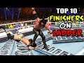 WWE 2K20 Top 10 Finishers On Ladder!