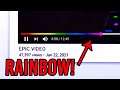 You Can Have A RAINBOW Progress Bar On YouTube?