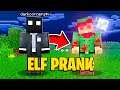 CHRISTMAS ELF PRANK IN MINECRAFT! - Minecraft Trolling Video