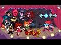 Friday Night Funkin' but BF fights with everyone at the same time (Vs Everyone Mod)