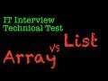 【IT Interview】【廣東話】Array vs List