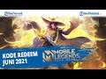Kode Redeem Mobile Legends 28 Juni 2021