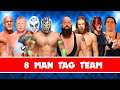 Lucha Dragons Goldberg Brock Lesnar vs Andre The Giant Big Show Kane Daniel Bryan (Team Hell NO)