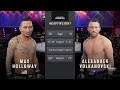 Max Holloway Vs. Alexander Volkanovski : EA Sports UFC 4 UFC APEX Gameplay (EA Access 10 Hour Trial)