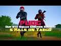 PUBG - Our 9th Squad Chicken Dinner! - 5 Kills on Taego