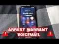 Phone Scam Service Canada Legal Case Arrest Warrant Voicemail Phone Fraud