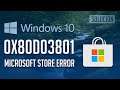 Solucion Error Microsoft Store 0X80D03801 en Windows 10 - Tutorial 2023!