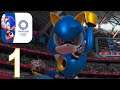 SONIC AT THE OLYMPIC GAMES - Gameplay Walkthrough Part 1 - Tutorial(iOS, Android)