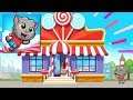 Talking Tom Candy Run - New Candy Store (iOS Gameplay)