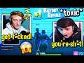 Tfue & Clix Goes *TOXIC* After DESTROYING Pro Lobby In Trios Tourney!