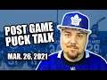 Toronto Maple Leafs vs Ottawa Senators (Mar. 25) / POST GAME PUCK TALK!