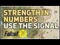 Use the signal to find Duchess's guards Fallout 76
