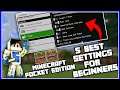 5 Best Settings For Begginers Minecraft Pocket Editon in Hindi || StyLEX