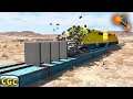 BeamNG Drive Train Smashes through destructible objects #2