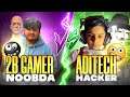 Hacker Aditech😡 Vs Noob 2B Gamer 😭आजा 1 vs 1 में !! Revenge Time - Garena Freefire
