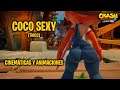 SEXY COCO SKIN: Todas las Cinemáticas y Animaciones - Crash 4 PC Mods