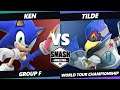 SWT Championship Group F - Ken (Sonic) Vs. Tilde (Falco) SSBU Ultimate Tournament