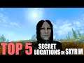 Top 5 SECRET Locations in Skyrim!
