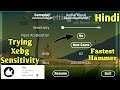 Trying Xebg Sensitivity of Getting Over It Mobile | No Input Acceleration | Fastest Hammer |Hindi |