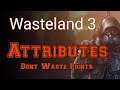 wasteland 3 attributes what not to do!