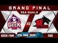 Geek Fam vs SGD Grand Final SEA ESL One Hamburg 2019 Highlights Dota 2