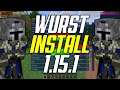 How To Get Cheats Minecraft 1.15.1 - Download & Install WURST Cheat Client + Fabric