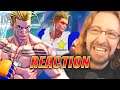 MAX REACTS: Who the HECK IS LUKE?! - Street Fighter V Character Reveal