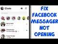 Messenger not opening problem Fix | messenger not open problem