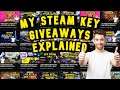 + My Steam Key Giveaways Explained + Guide + FAQ + Comment Picker Giveaways +