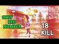 Solo vs Squad 18 Kill Only Red Number Game Play _ Garena Free Fire