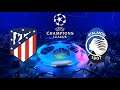 Atletico Madrid vs Atalanta | UEFA Champions League 2020 | Full Match & PES 2017 (PC/HD)