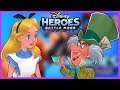 Disney Heroes Battle Mode! Working With Alice & The Mad Hatter! Gameplay Walkthrough