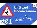 Let's Stream 🦢 Untitled Goose Game - #01 - Bullying, the Game [German/Goose/Blind]