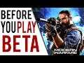 Modern Warfare BETA - BEFORE YOU PLAY WATCH THIS!