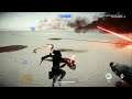Star Wars Battlefront 2 - Kylo in a big saber battle.... dies to a heavy 🤣