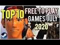 Top 10 Free to Play Games on Steam - JULY 2020