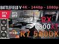 Battlefield 5 | RX 6800 XT | Ryzen 7 5800X | RTX ON & OFF | 4K - 1440p - 1080p | Ultra Settings