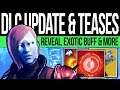Destiny 2 | DLC NEWS UPDATES! Reveal Tease, Exotic BUFF, Ability Changes, Update 2.8.0 & More!