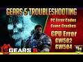 Gears of War 5 | PC Error Codes & How to Fix GW502 or Other GW500 Codes.