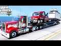 GTA 5 Mods Towing A RV Trailer With Seized Wheel Bearings Using A Tow Truck & Semi Truck Trailer