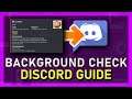 How To Run a Background Check on a User on Discord