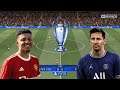 Lionel Messi vs Jadon Sancho at UEFA Champion League 2021/22 | FIFA 21